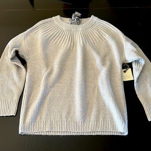 Hinge XS Grey Light Heather Oversized Sweater
